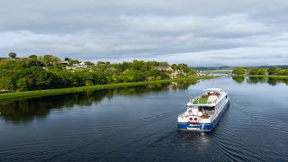 Cruise the Scottish Highlands aboard Hotel Barge Spirit of Scotland  European Waterways [upl. by Eidok]