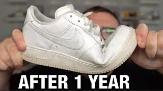 I Wore the NIKE AIR FORCE 1 Everyday for a YEAR Pros and Cons [upl. by Edora]