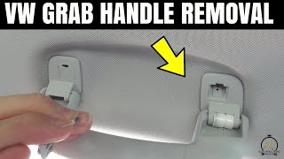 Trick To Remove VW Headliner Clips  VOLKSWAGEN ROOF GRAB HANDLES [upl. by Ettedanreb922]