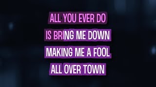 All You Ever Do Is Bring Me Down Karaoke  The Mavericks [upl. by Namlas]