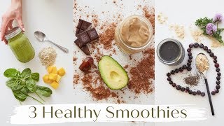 3 Healthy Smoothies For Everyone  Breakfast Snack amp Beach Body Prep  Sanne Vloet [upl. by Isaacs]