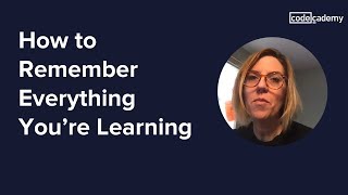 How to remember everything youre learning [upl. by Einamrej]