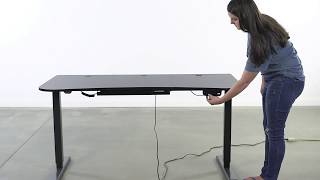 How to reset your desk frame by VIVO [upl. by Loreen]