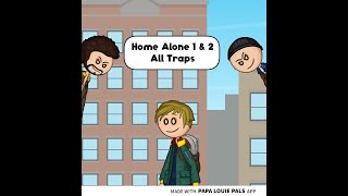 Home Alone 1 amp 2 All Traps Papa Louie Pals [upl. by Aurelie72]