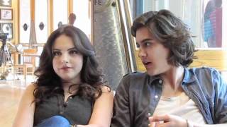 VICTORIOUS Stars AVAN JOGIA amp LIZ GILLIES Interview  Flash Mob [upl. by Rednas]