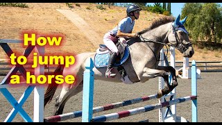 How to Jump a Horse Beginners [upl. by Jake]