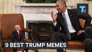 9 Best Memes From Trumps First 100 Days In Office [upl. by Aiuqram]