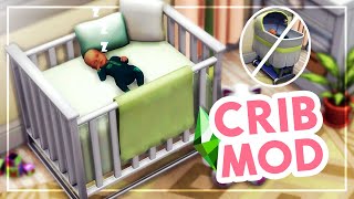 Baby Crib Override Mod  The Sims 4 [upl. by Trillby992]