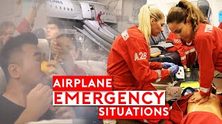 Airplane Emergency Situations  How Cabin Crew Handle It [upl. by Adnawat684]