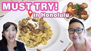 MUST TRY RESTAURANT in HONOLULU  Waikiki Oahu Hawaii Best Sicilian Noodles [upl. by Ahsertal]