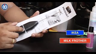 IKEA MILK FROTHER Review amp Battery Installation [upl. by Aicemak]