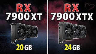 AMD RX 7900 XT vs RX 7900 XTX  Test in 9 Games  Rasterization 4K [upl. by Enilesoj]