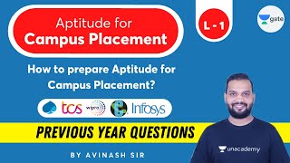 L1  How to prepare Aptitude for Campus Placement  Syllabus  Useful Tips  By Avinash Sir [upl. by Einama402]