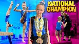 Coach Life Tiny Gymnast WINS Nationals Rachel Marie [upl. by Kcirdaed]