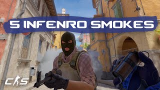 CS2 Inferno  FaZe Mid Smoke From CT Spawn [upl. by Libys103]