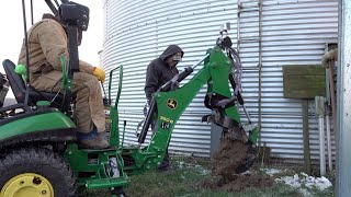 New 6quot Trenching Bucket Electrical Line Failure Tom Randall Tim On It [upl. by Saretta]