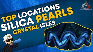 Ark Crystal Isles  Top 4 Silica Pearl Locations  Resource Guide [upl. by Proffitt301]