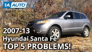 Top 5 Problems Hyundai Santa Fe SUV 2nd Generation 200713 [upl. by Torres]