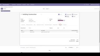 Construction Management Odoo App [upl. by Otnas155]