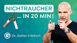 Rauchfrei sein  ohne Entzug amp Gewichtszunahme  Dr Stefan Frädrich [upl. by Hsak]