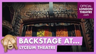 Backstage tour of the Lyceum Theatre [upl. by Notnelc]