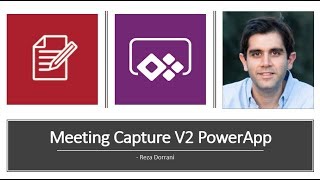 Meeting Capture Notes Power Apps [upl. by Ydnic109]