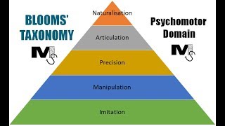 Blooms Taxonomy Psychomotor Domain  Simplest Explanation Ever [upl. by Solracnauj780]