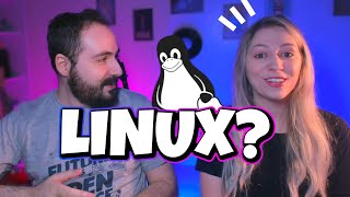 Será que ela consegue instalar Linux  Instalação para iniciantes [upl. by Krystin]