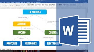 Como hacer un MAPA CONCEPTUAL en WORD 2020 [upl. by Nyleikcaj]