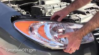 Remove amp Replace Headlight Assembly  Hyundai Elantra [upl. by Edwin]