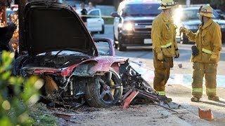 Paul Walker Car Crash Rare Live Footage fast and the furious actor dead [upl. by Maurer]