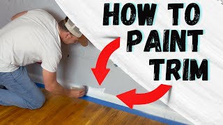 How To Paint Trim and Baseboards [upl. by Rez5]