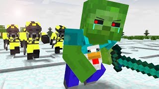 Zombie Life 14  Craftronix Minecraft Animation [upl. by Attenyt]