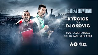 LIVE  Kyrgios v Djokovic Arena Showdown [upl. by Glory]