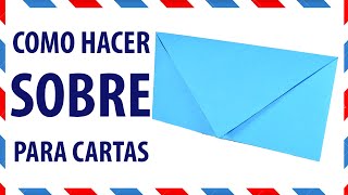 Como hacer un sobre de papel para cartas El Mundo de MyG [upl. by Margarethe]