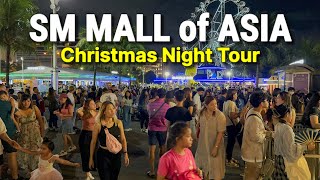 SM MALL of ASIA  Christmas Walking Tour  Night Walk at MOA Skygarden amp SM by the BAY  PHILIPPINES [upl. by Kam590]