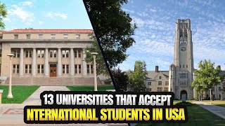 13 Universities in USA Accepting Most International Students [upl. by Afrika]