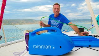 Sailing Bluefin Ep17 Rainman watermaker demoreview  How to make fresh drinking water on a boat [upl. by Annohsak167]