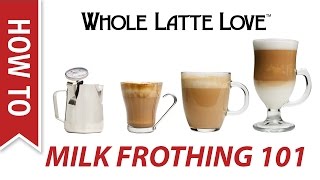 Milk Frothing for Beginners [upl. by Matty]