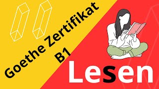 Goethe Zertifikat B1 Lesen  Examen Goethe Zertifikat Leseverstehen [upl. by Curren]