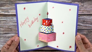 How to make Happy Birthday Card  Happy Birtday Greeting Card [upl. by Eleen]