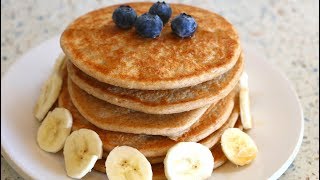 Easy Vegan Banana Oat Pancakes [upl. by Silvan]