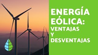 ENERGÍAS RENOVABLES  VENTAJAS y DESVENTAJAS de la ENERGÍA EÓLICA [upl. by Aicinod]