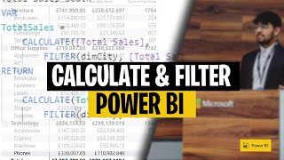 How to Use Calculate amp Filter in Power BI to Change Filter Context [upl. by Anahsohs]