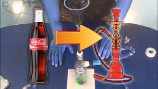 DIY shishahookah from Cola bottle EASY how to [upl. by Watt]