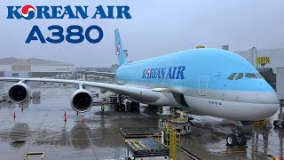 🇺🇸 Los Angeles LAX to Seoul ICN 🇰🇷 Korean Air Airbus A380  FULL FLIGHT REPORT Polar route [upl. by Atinod]