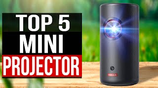 TOP 5 Best Mini Projectors 2022 [upl. by Ainatit241]