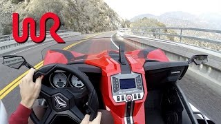 2016 Polaris Slingshot SL  WR TV POV Canyon Drive [upl. by Fugere]