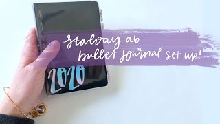 2020 Bullet Journal Setup  A6 Stalogy  LindseyScribbles [upl. by Enomsed]