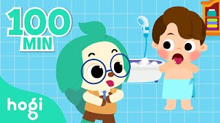 Why do we get hiccups and more  Body Song   Compilation  Nursery Rhymes  Learn with Hogi [upl. by Enylecoj]